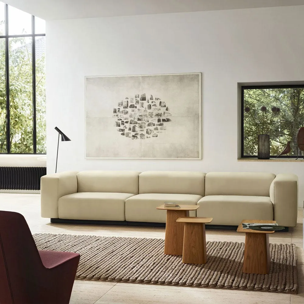 Vitra Wooden Side Table Small Dark Oak 3