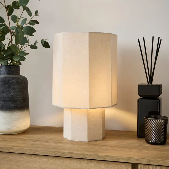 Octagon Luna Table Lamp