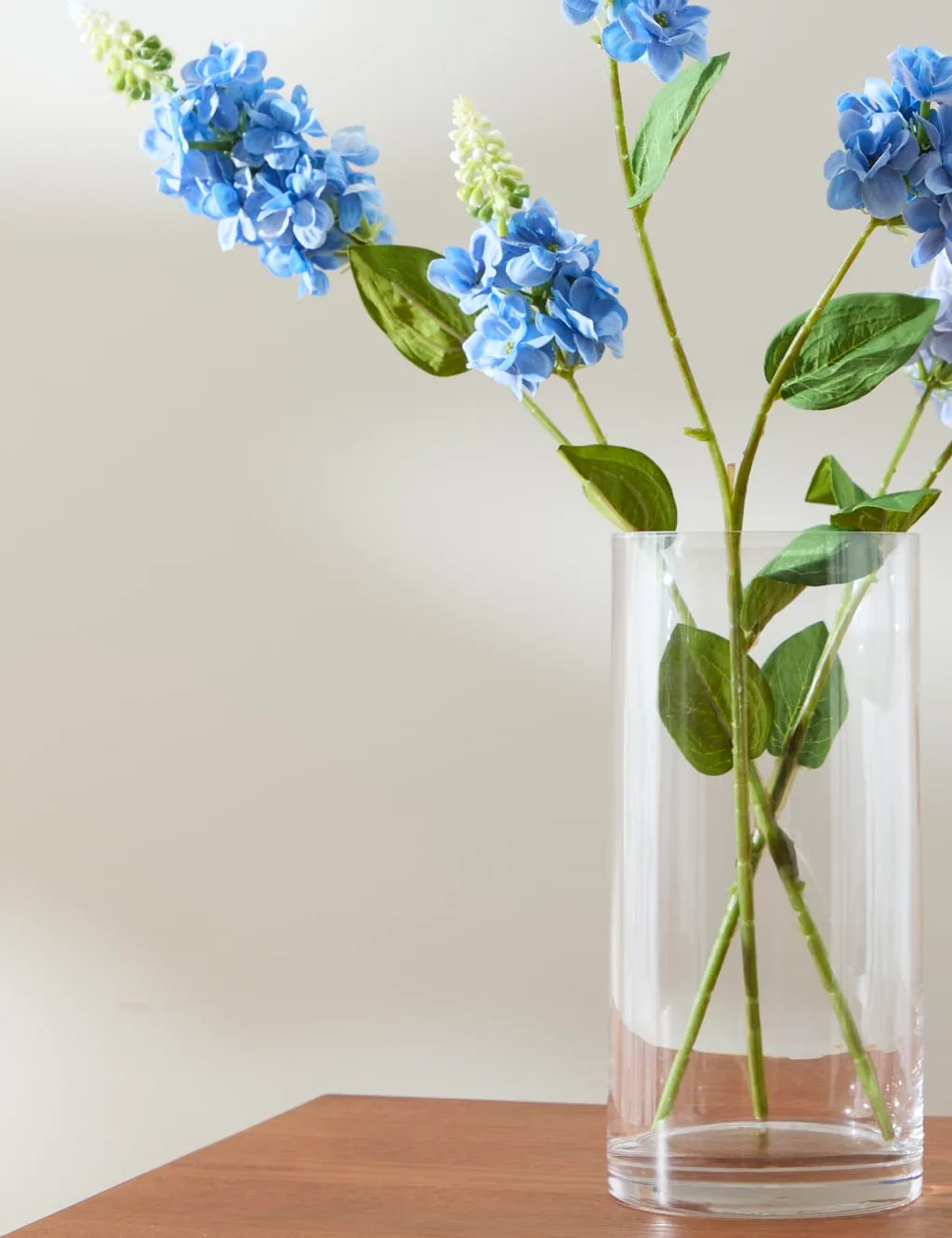 M&S Medium Cylinder Vase Clear