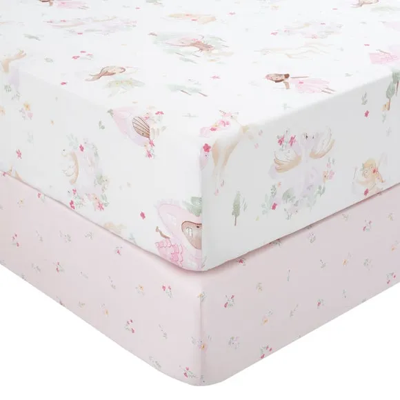 Set of 2 Enchanted Fairies Fitted Sheets 3
