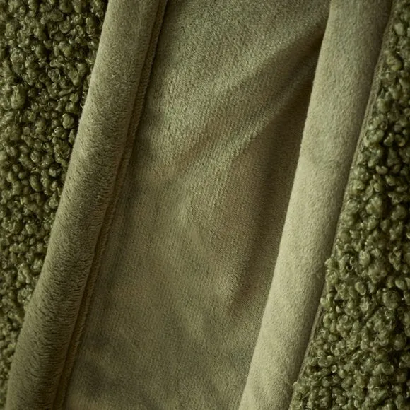 So Soft Velvet Boucle Throw Blanket 130cm x 170cm 4