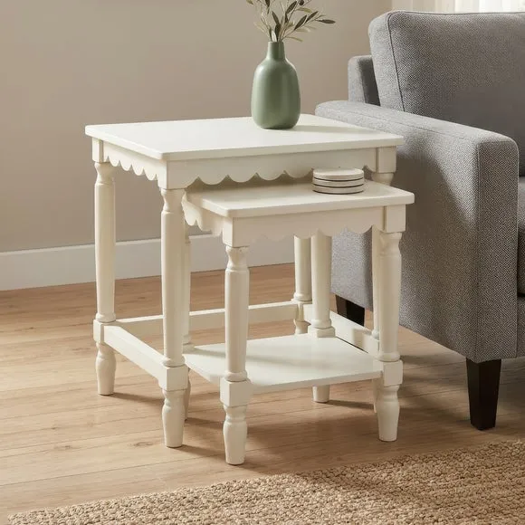 Scallop Nest of Tables