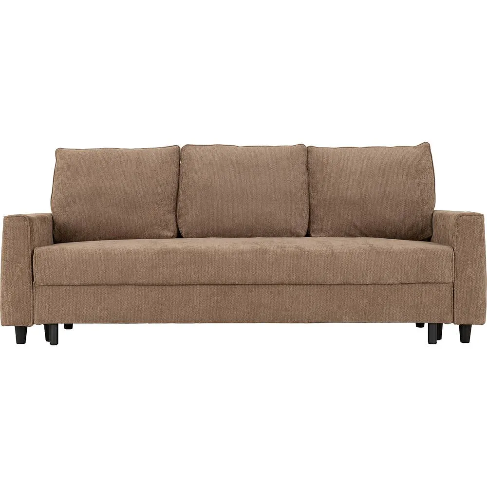 Seconique Hudson Sofa Bed - Brown Fabric 4