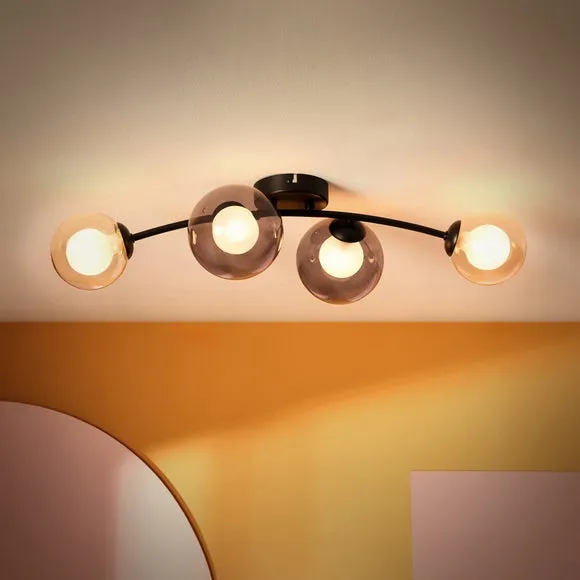 Eliza 4 Light Semi Flush Ceiling Light 2