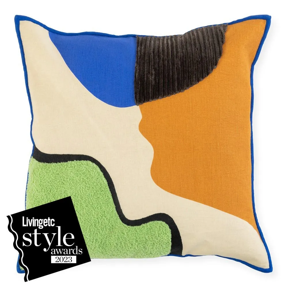 Heal's + LF Markey Heal's + L.F.Markey Cushion Green Multi 2