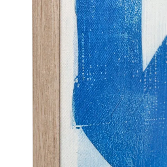 Cedar & Sage Cobalt Abstract Framed Canvas 4