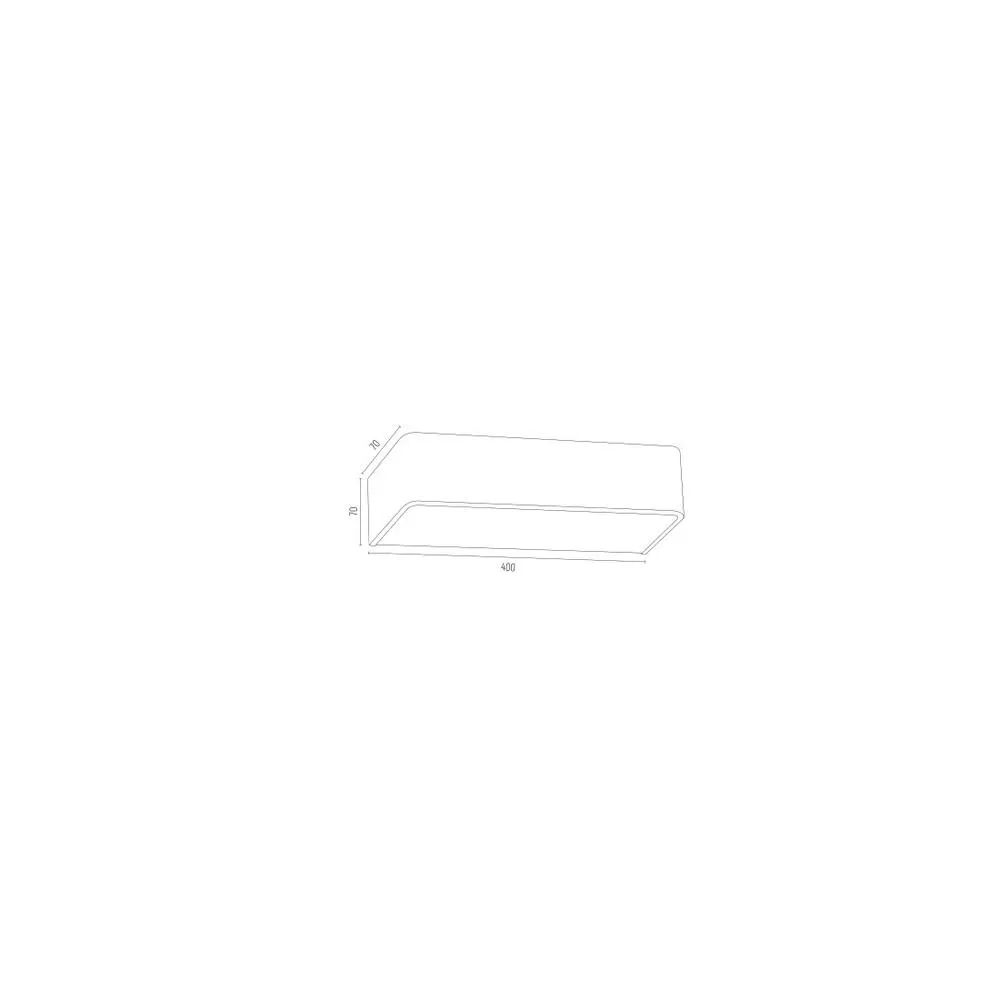 Netlighting Rodan 40cm Flush Wall Lamp Gold Shine White Finish 2