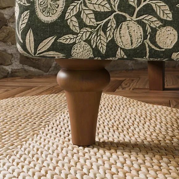 Beatrice II Vintage Pod Print Snuggle Chair 5