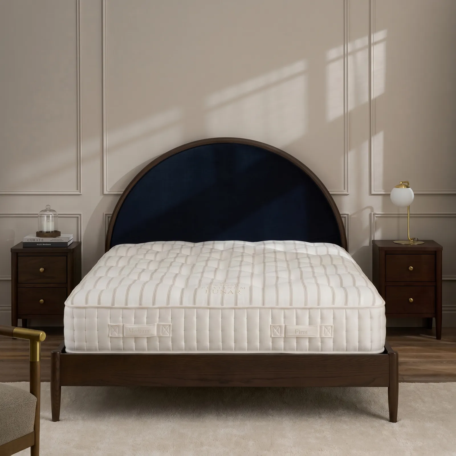 Flaxby Platinum Lunar Mattress, Emperor - Zip & Link Mattress, Soft