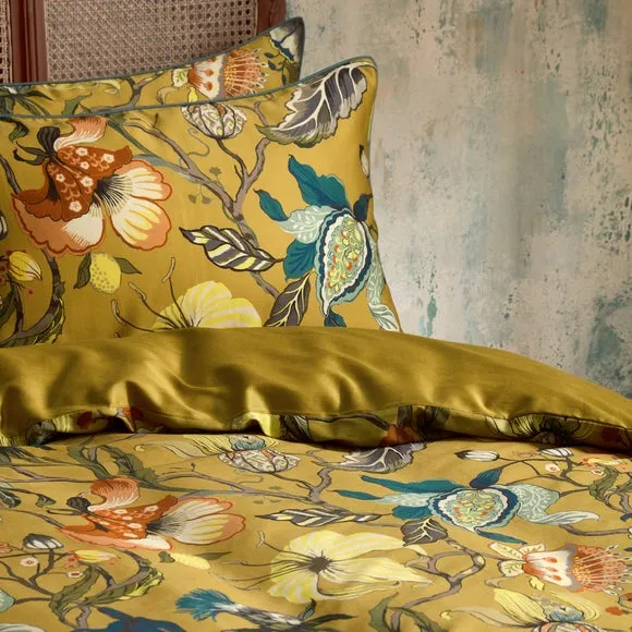 EW by Edinburgh Weavers Morton Floral 100% Cotton Sateen Duvet Cover & Pillowcase Set 2