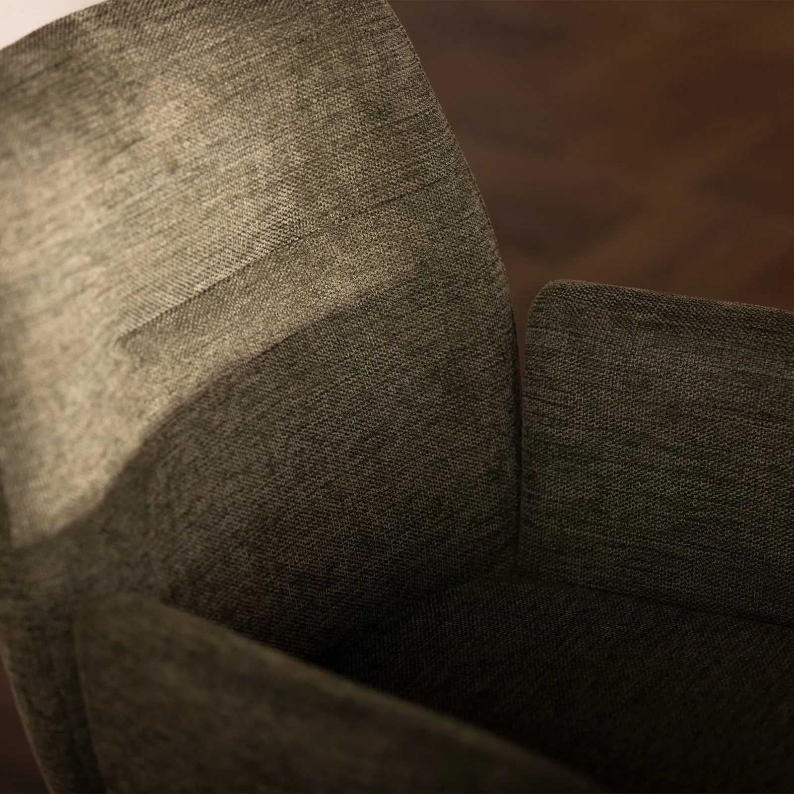 Sorelle Swivel Green Dining Chair With Arms Fabric | Barker & Stonehouse 6