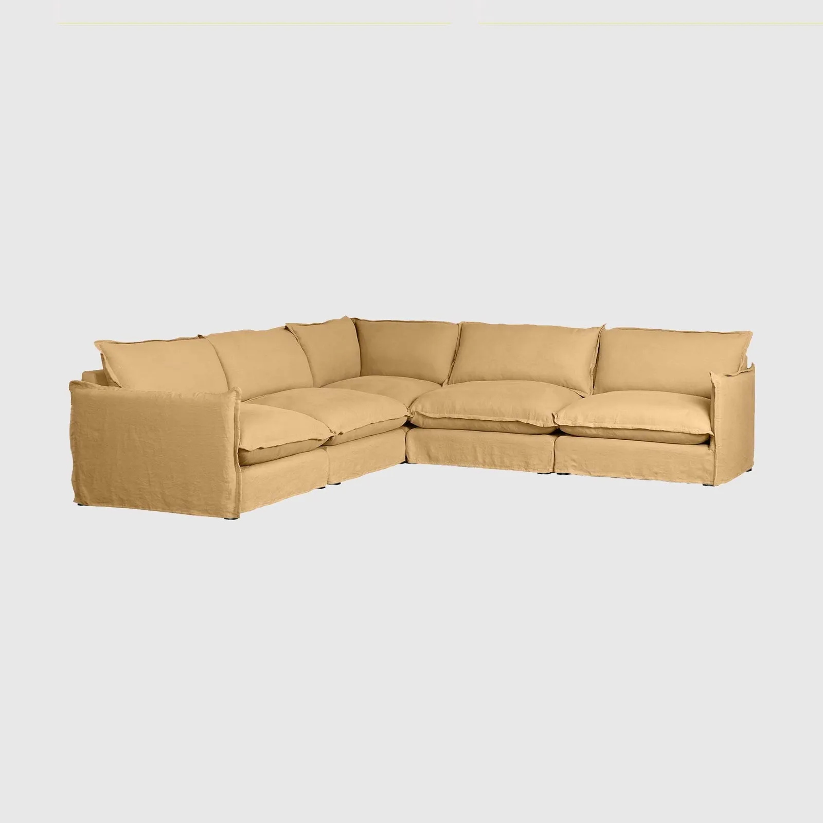 Apperley Corner Sofa, Neutral Fabric | Barker & Stonehouse