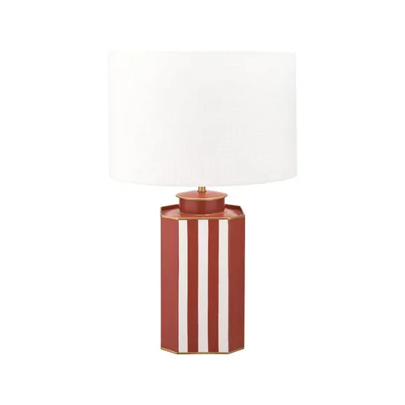 Pacific Lifestyle Raya Striped Table Lamp