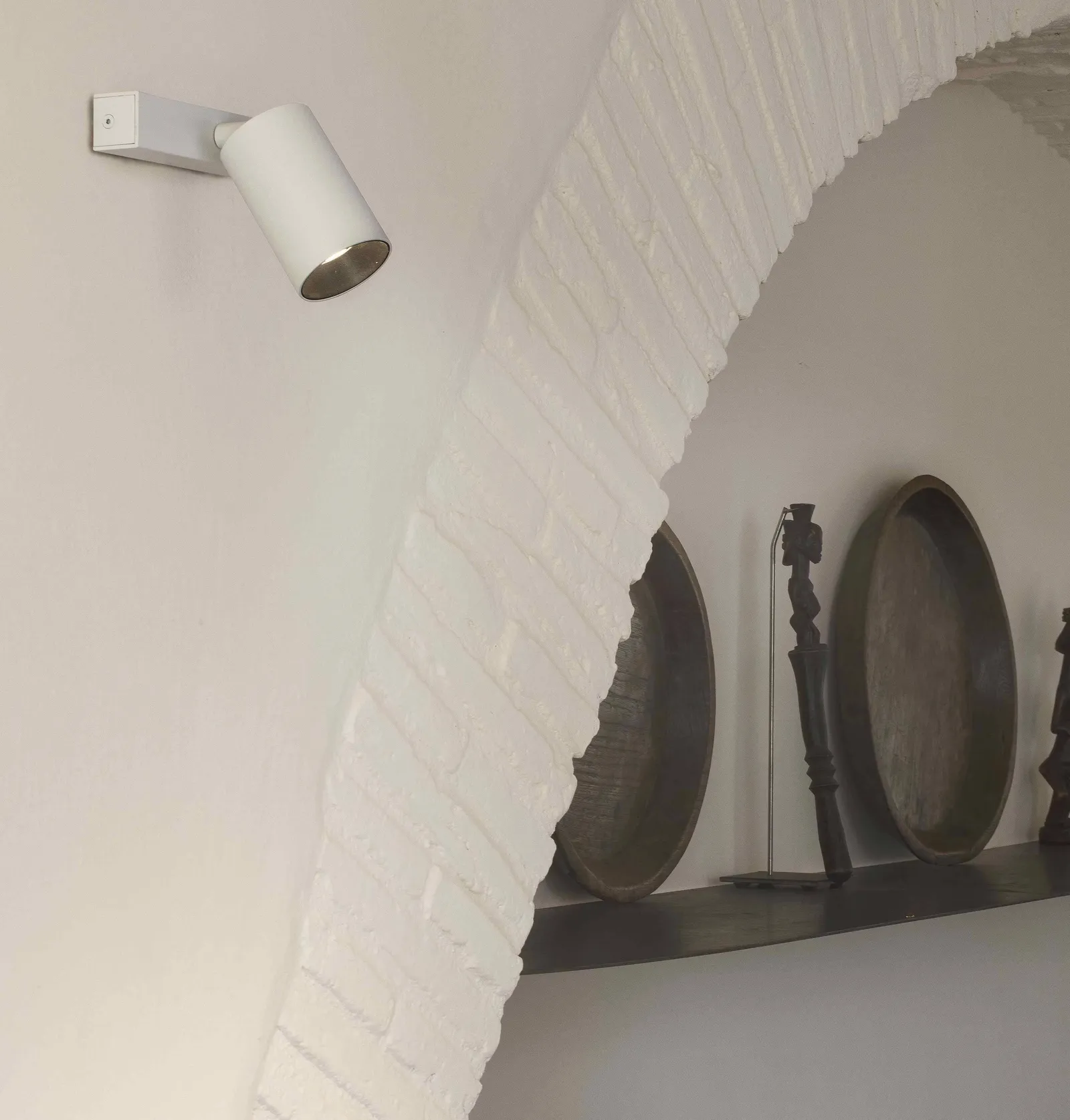 Netlighting Stan Wall Ceiling Lamp White 1x GU10 4