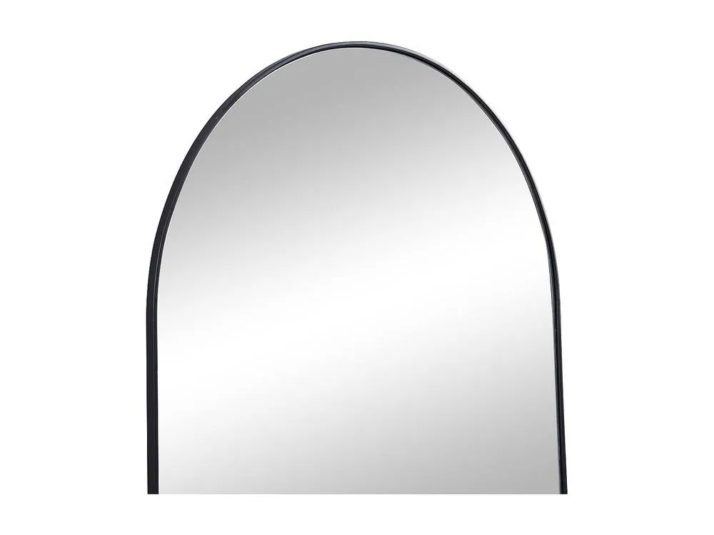 Vente-unique Arched Metal Mirror - L65 X H80 Cm - Black - MAILEN 6