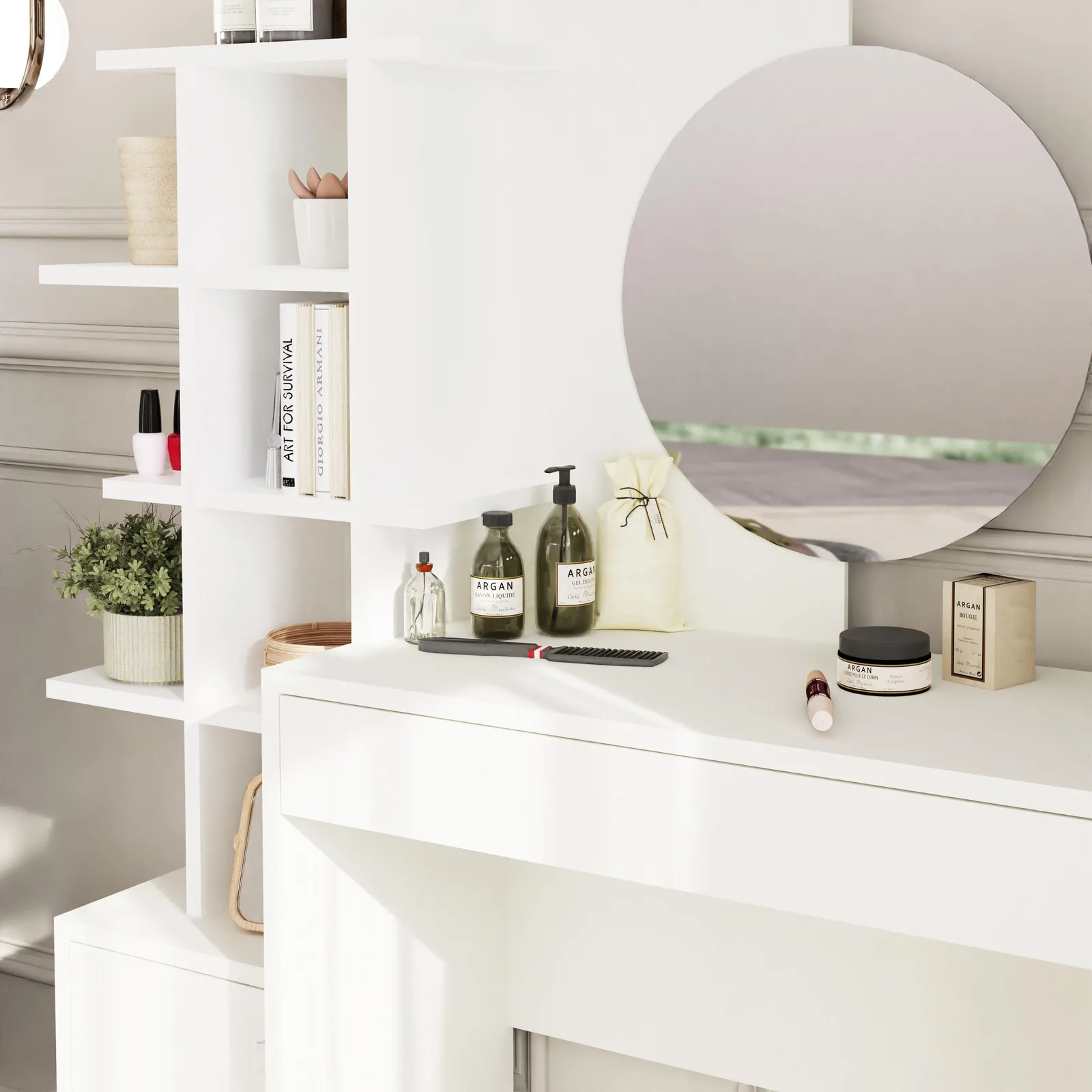 GFW Freyja Dressing Table in White 2