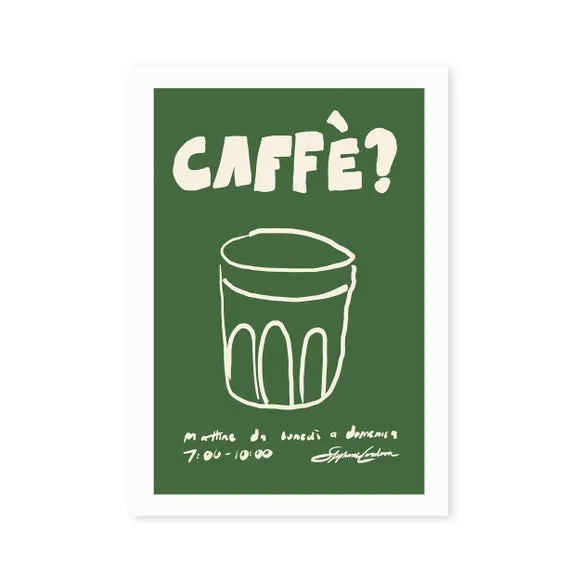 East End Prints Caffe Print 2