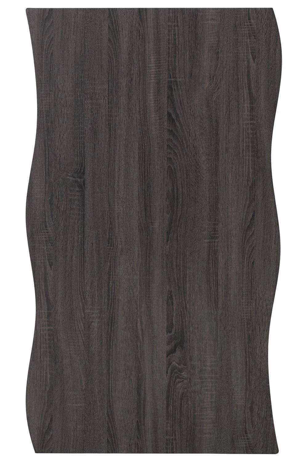 Seconique Quebec Wave Edge Dining Table in Black 5