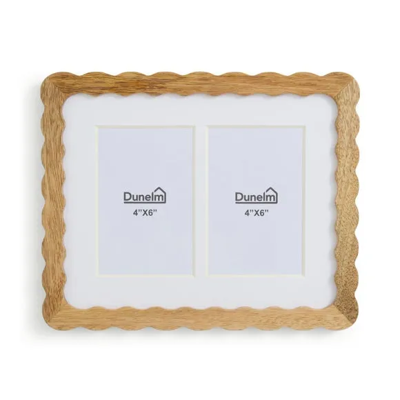 Mango Wood Wiggle Multi Photo Frame 2