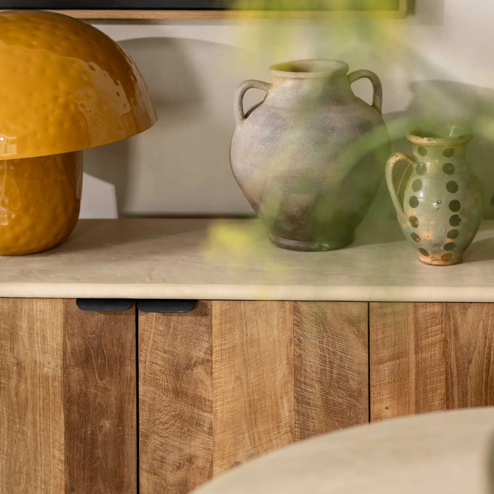Old Java Panama 4 Door Dresser 200X45X77Cm, Brown Stone Effect | Barker & Stonehouse 5