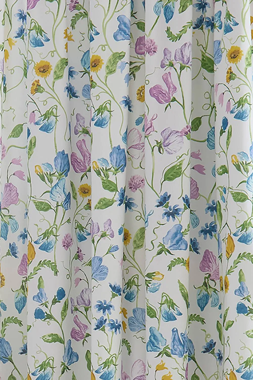 Dreams & Drapes 'Sweetpea Floral' Lined Pencil Pleat Curtains 3