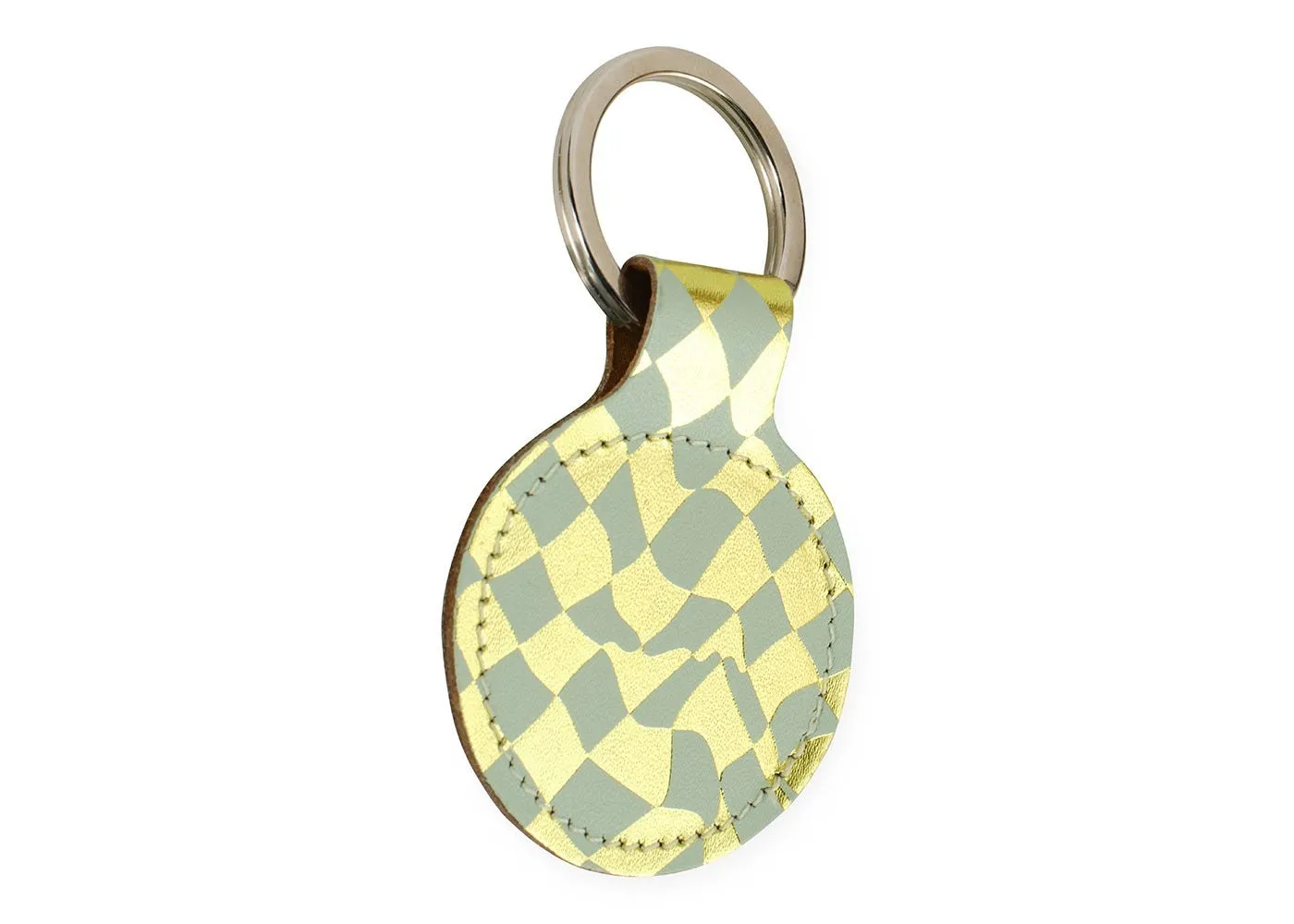 Undercover Keyring Check Foil Mint Gold
