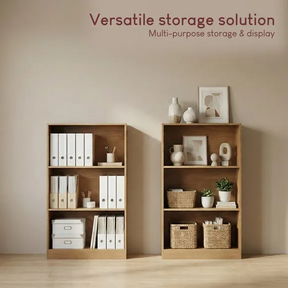 Return - Cambridge 3 Tier Medium Bookcase 5