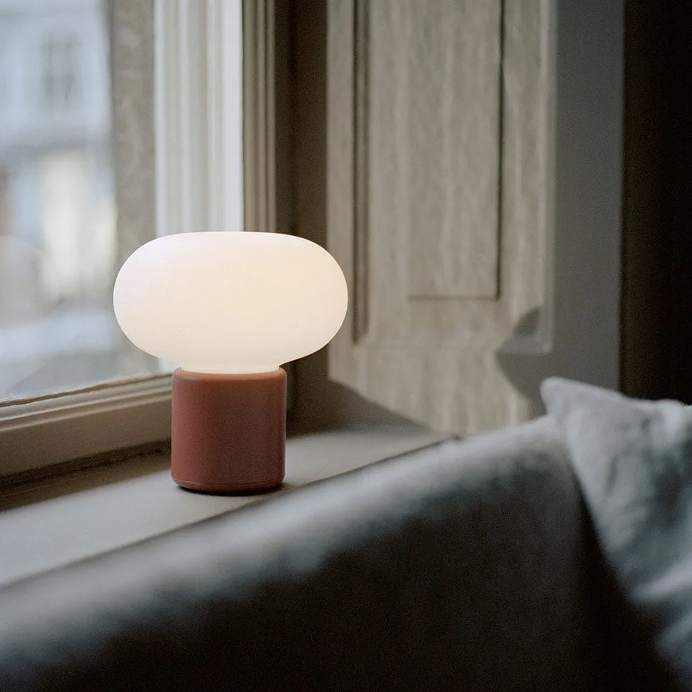 New Works Karl-Johan LED Portable Table Lamp Light Grey 5