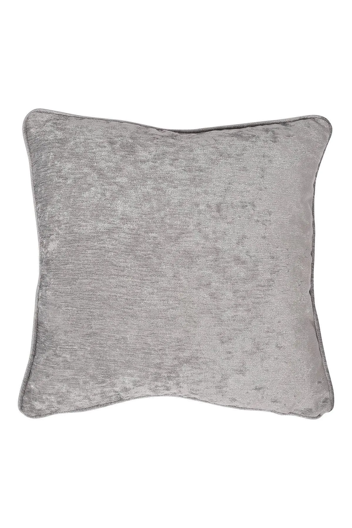Curtina 'Textured Chenille' Textured Filled Cushion in Grey