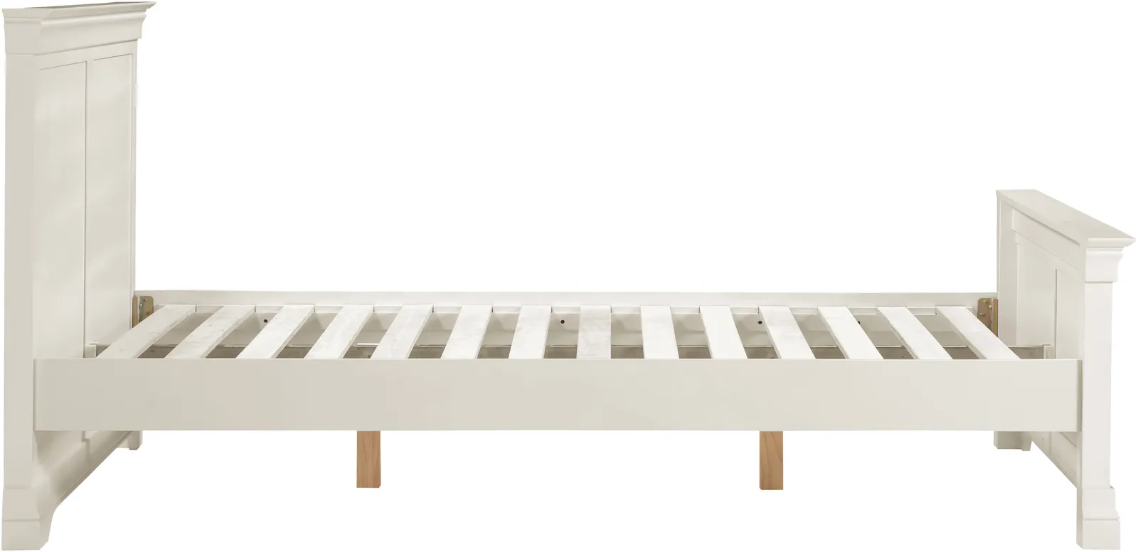 Seconique Bordeaux 5' Bed High Foot End (Part Assembled) in Ivory 4