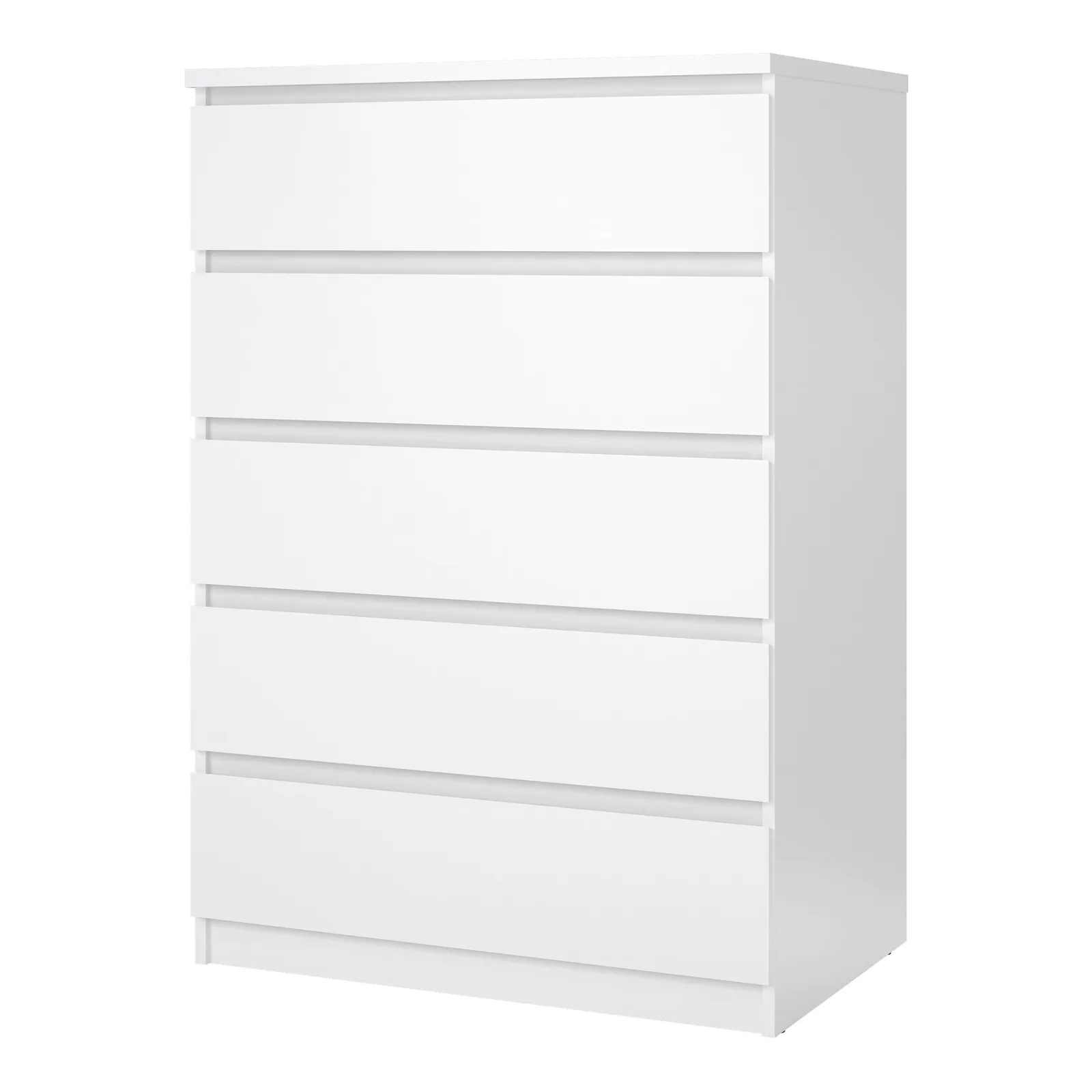 Furniture To Go Naia Chest of 5 Drawers in White 3