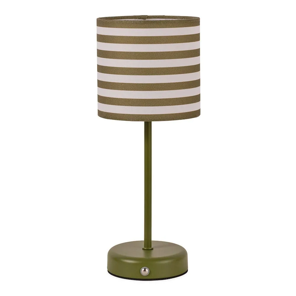 Heal's Raie LED Portable Table Lamp Green 3