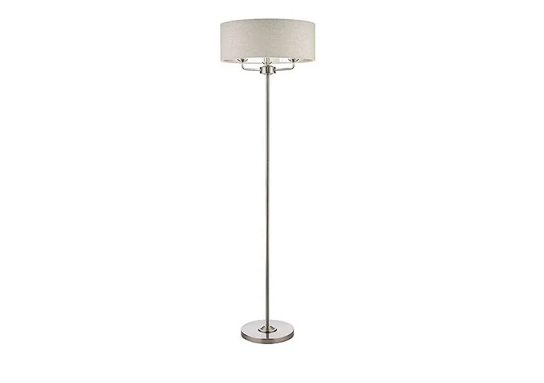 Sorrento 3 Light Floor Lamp - Nickel