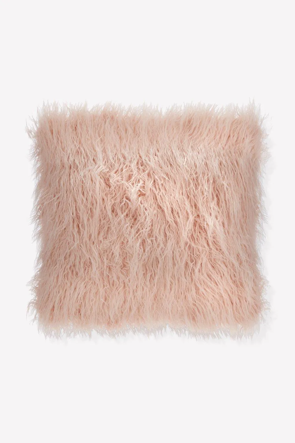 Faux Mongolian Fur Cushion