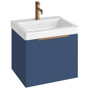 Concept Matt Blue S3 Vanity Unit & Basin - 550mm