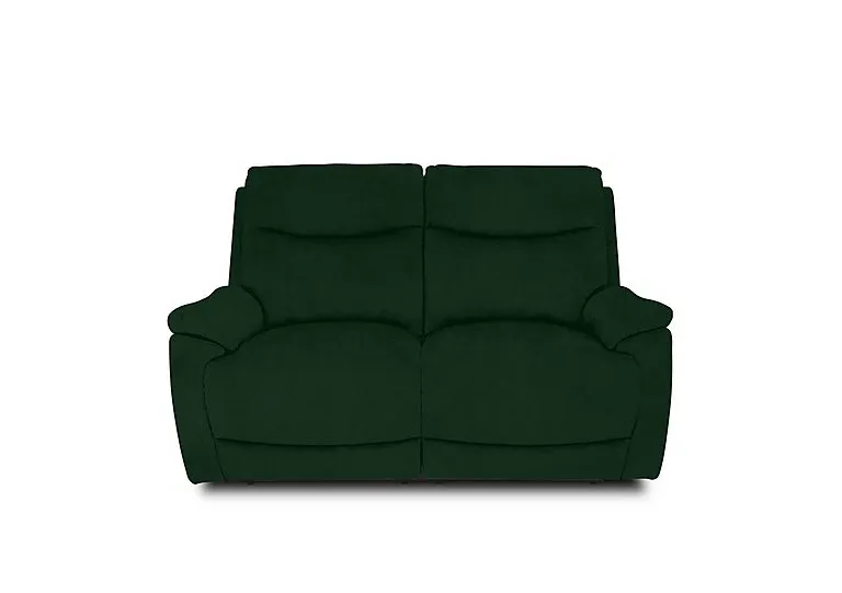 Sloane Fabric 2 Seater Power Recliner Sofa with Power Headrests - Bottle Green