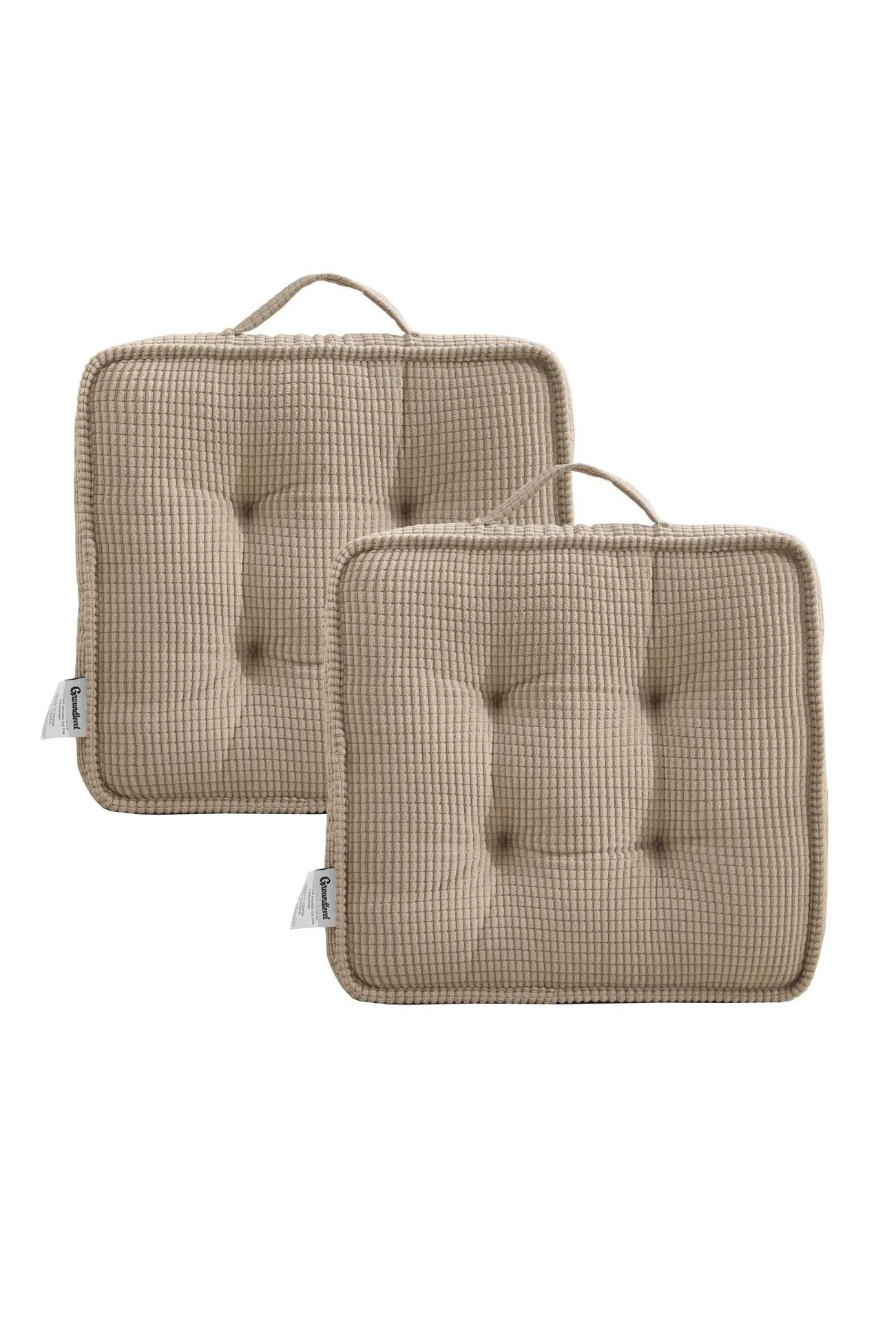 Ezysleep Outdoor / Indoor Set of 2 Seat Cushions in Natural 2
