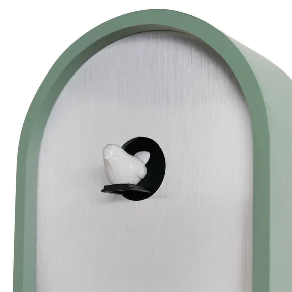 Interval Mid-Century Cuckoo Wall Clock With Pendulum 4