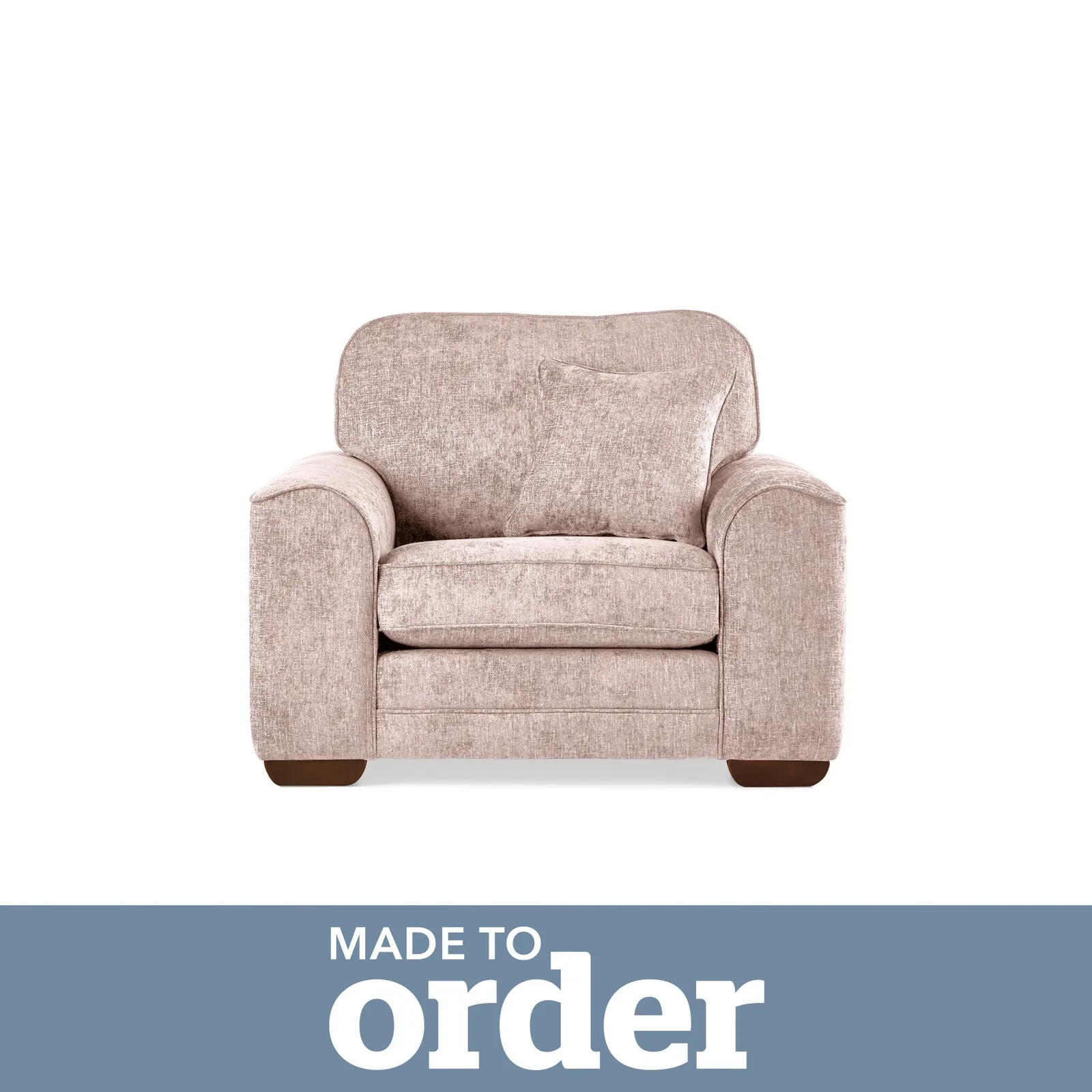 Morello Armchair Luxury Chenille Pink