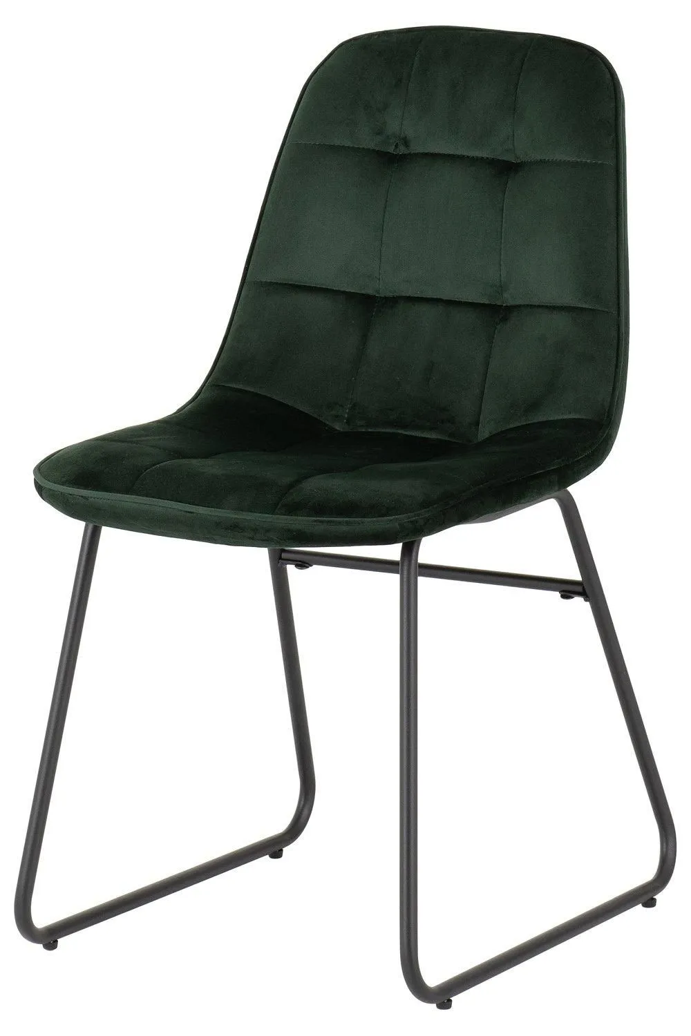 Seconique Quebec Wave Edge Dining Set with Lukas Chairs in Green 4