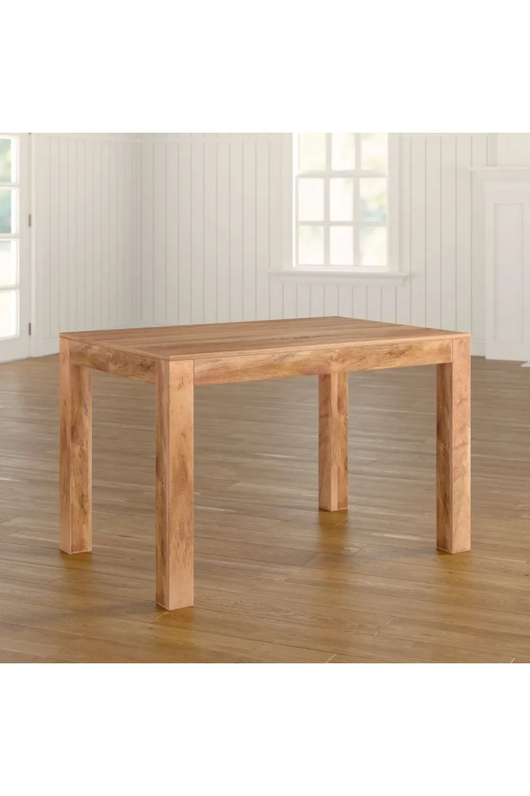 IH Design Duvid Light Mango Small Dining Table 4ft (120cm) in Brown 5