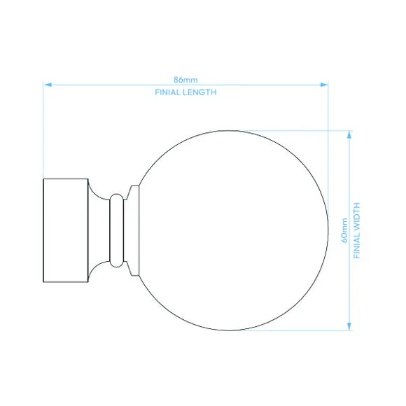 Ashton Extendable Metal Curtain Pole 6