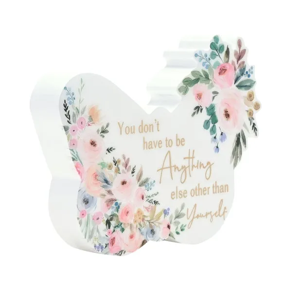 The Cottage Garden Be Yourself Butterfly Plaque 3