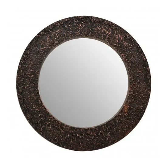 Almory Wall Bedroom Mirror In Copper Frame