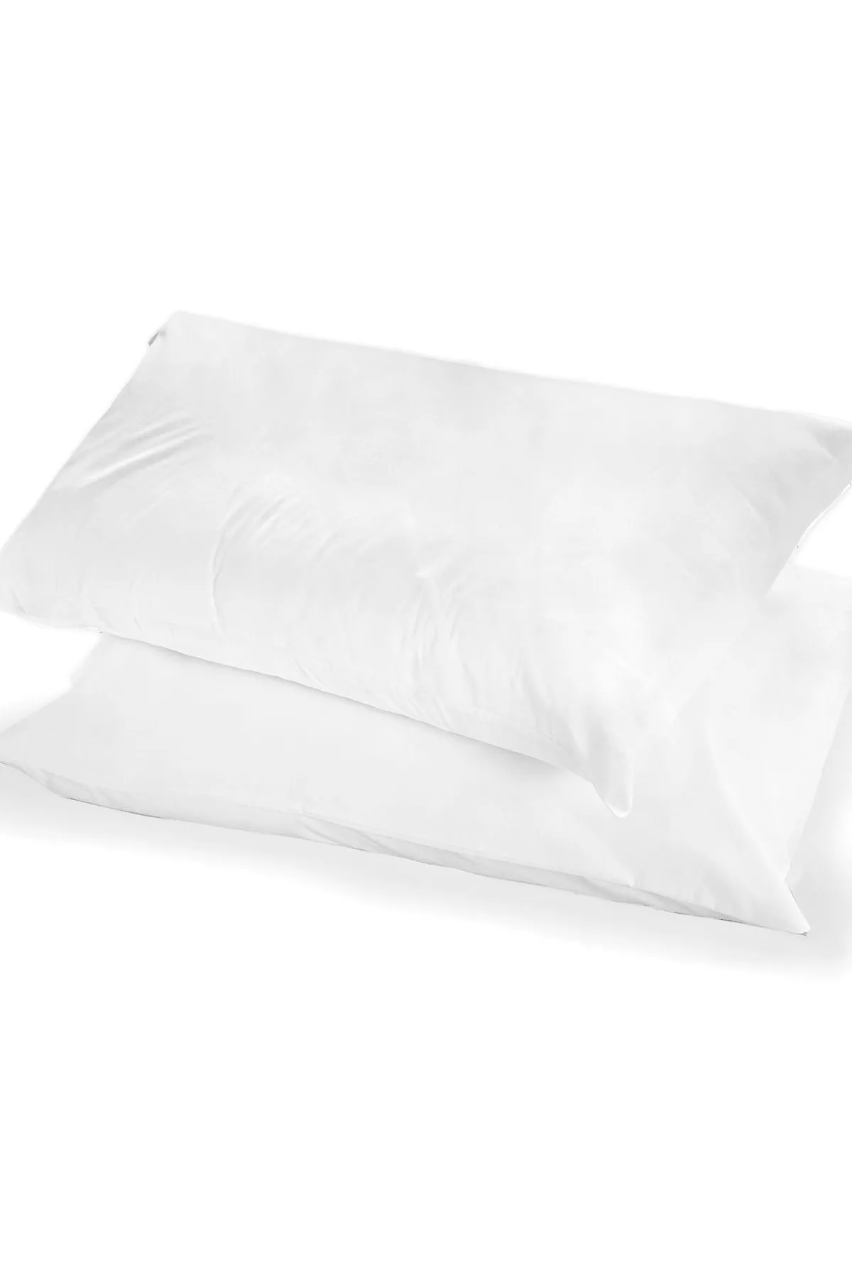 Appletree 'Premium 200TC Plain Dye' Hotel Quality 100% Percale Cotton Housewife Pillowcases (Pair) in White 2