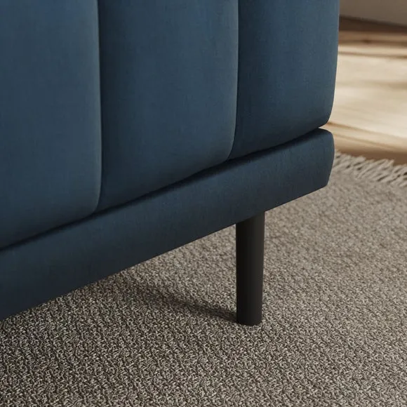 Amali Long Dining Bench, Matte Plush Velvet 4