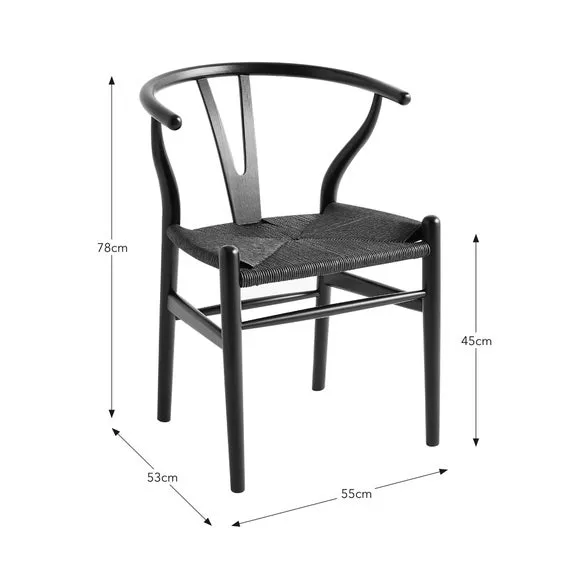 Lara Wishbone Dining Chair, Beech Wood 6