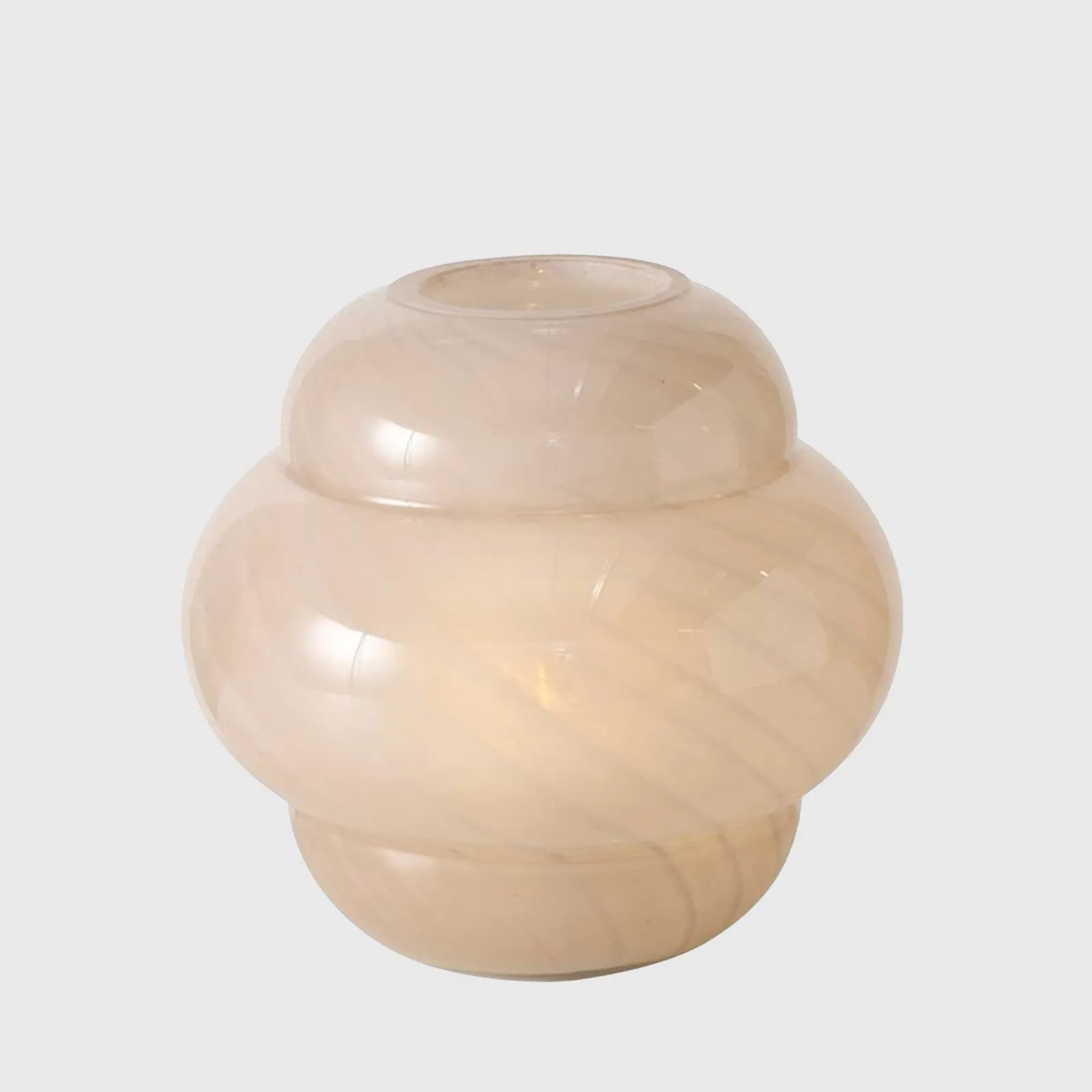 Marble Effect LED Table Lamp, Neutral Glass | Barker & Stonehouse