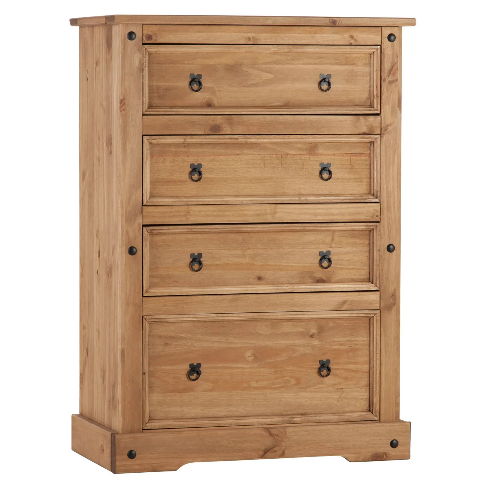 Corona 4 Drawer Chest, Pine