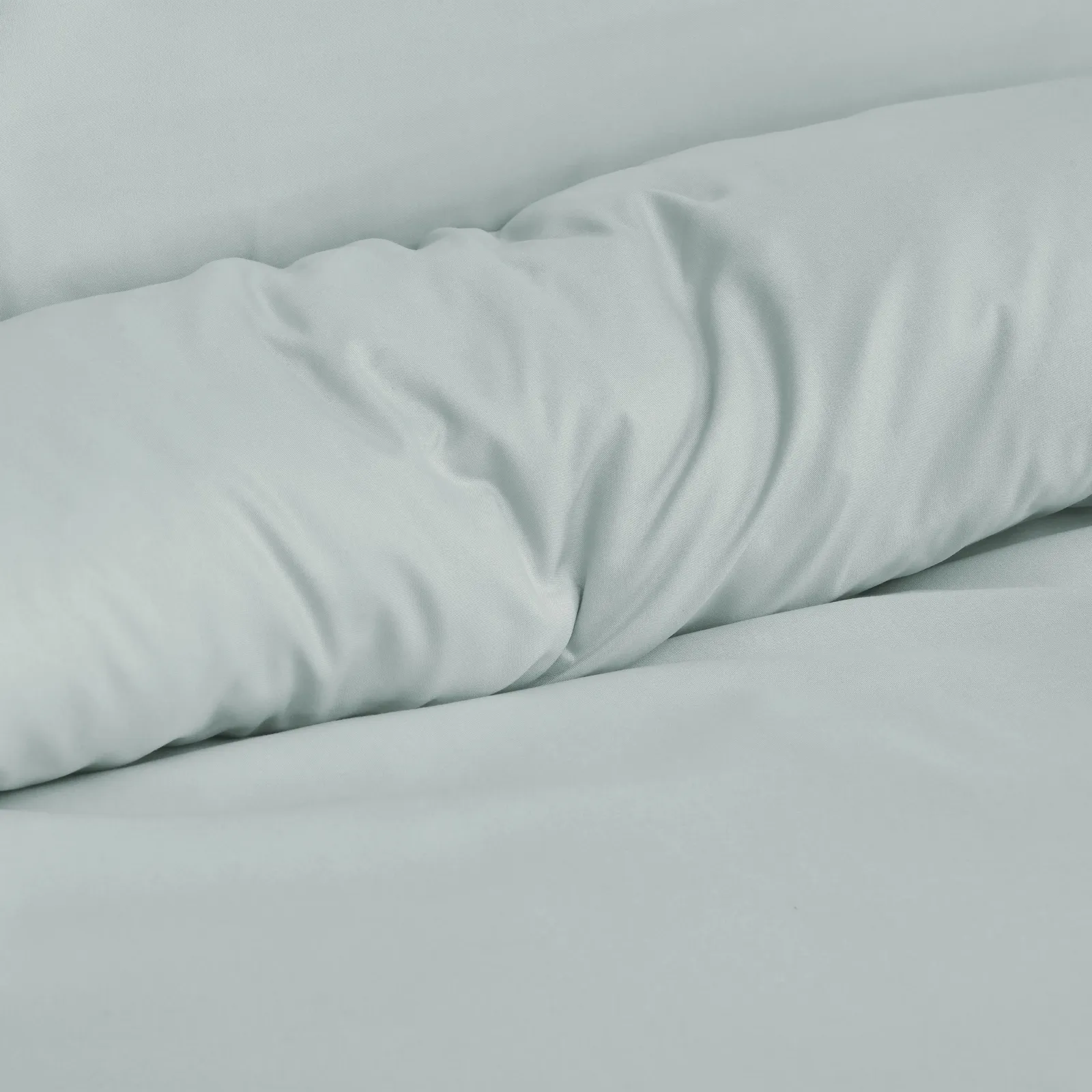 Smart Living Luxury Super Soft Pom Pom Duvet Cover & Pillowcases in Duck Egg Blue 4